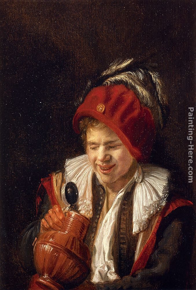 Judith Leyster Kannekijker - A Youth With A Jug